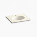 Ceramic/Impressions интегрированная овальная раковина столешница из керамики р-р 64 см K-2791 Kohler