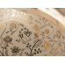Mille Fleurs цветочный рисунок золото с платиной на встраиваемой под столешницу круглой раковине K-14036-T9
