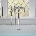 Artifacts Kohler смеситель напольный в ретро стиле с ручным душем для ванны K-T72790-9M В НАЛИЧИИ