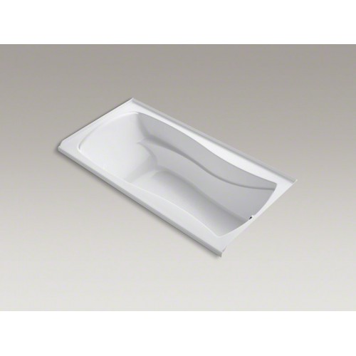 Mariposa® 72" x 36" ванна в нишу с с интегрированной передней панелью, tile flange и слив слева