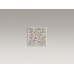 English Trellis Kohler плитка 15х15 см с цветочным декором, белый фон