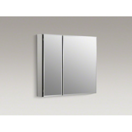 30" W x 26" H алюминиевая двух дверная аптечка с квадратной зеркальной дверцей