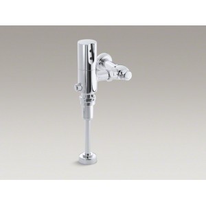 Touchless DC washout urinal 0.5 gpf/1.9 lpf flushometer valve with Tripoint™ technology