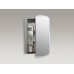 Bancroft 50х78 см алюминиевый одно дверный зеркальный шкафчик Kohler K-CB-CLC2031BAN