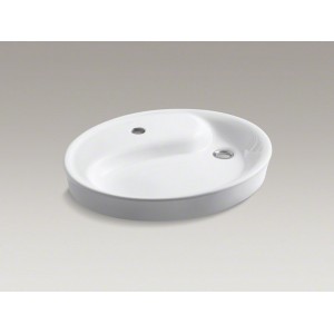 Yin Yang круглая накладная раковина для ванной с переливом K-2354-1 K-2353-8 Kohler