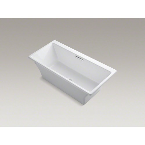 Reve 67" x 32" (170х80 см) свободностоящая ванна Brilliant Blanc Base белый постамент K-819-F62