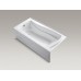 Mariposa® 72" x 36" alcove BubbleMassage™ ванна с интегрированной передней панелью и слив справа