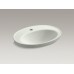 Serif встраиваемая раковина из керамики для ванной 1 отверстиt для смесителя K-2075-1 Kohler