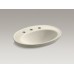 Serif встраиваемая раковина из керамики для ванной 3 отверстия для смесителя K-2075-8 Kohler