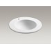 Camber круглая встраиваемая раковина для ванной 53 см с одним отверстием для смесителя K-2282-1