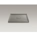 Archer® 120х120 см квадратный душевой поддон со сливом в центре и съемной крышкой